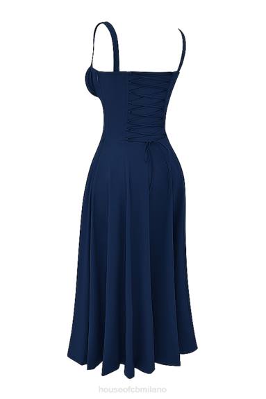 vestiario esso House of CB carmen vestito prendisole bustier della marina francese X44T286