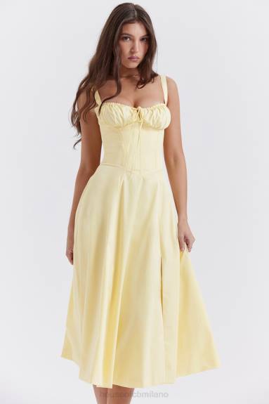 vestiario esso House of CB vestito prendisole bustier carmen ranuncolo X44T259