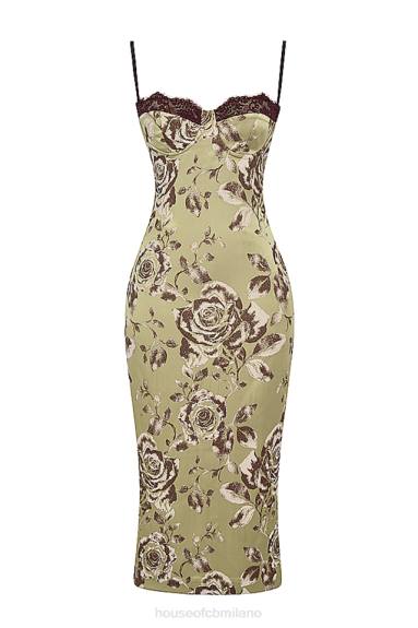 vestiario esso House of CB Abito midi con stampa floreale Cassia X44T297