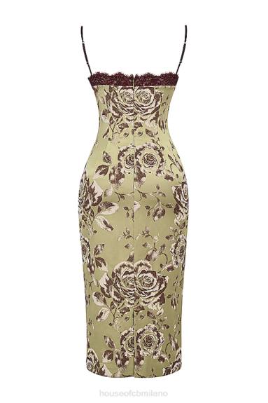 vestiario esso House of CB Abito midi con stampa floreale Cassia X44T297