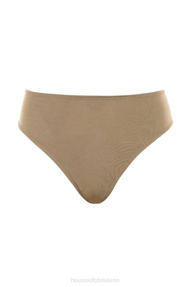 vestiario esso House of CB Abito midi in maglia marrone chiaro Roberta X44T169