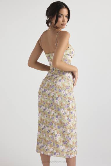vestiario esso House of CB Prendisole midi con stampa Charlotte Peonie X44T442