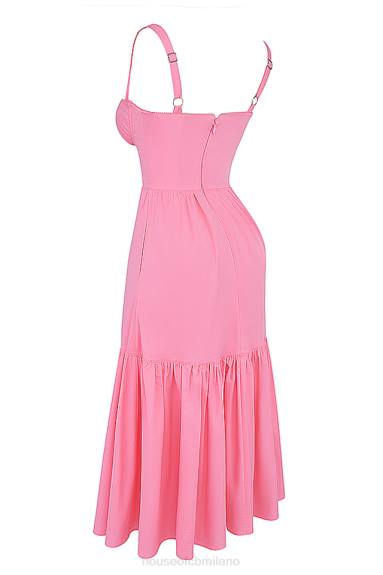vestiario esso House of CB prendisole midi rosa francese elia X44T211